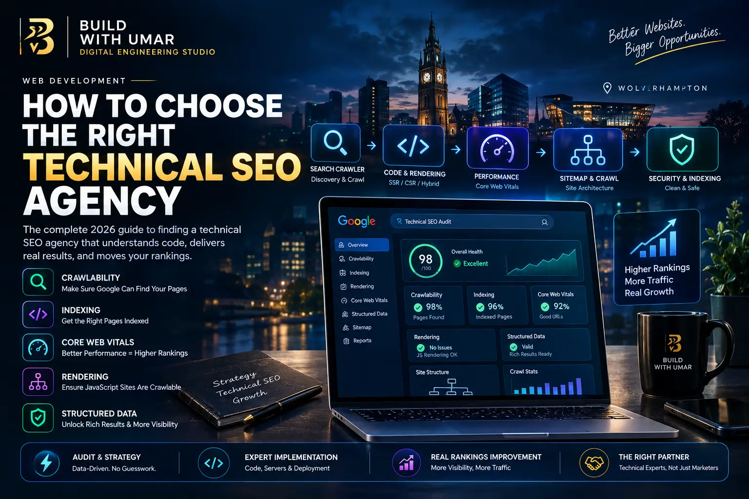 Wolverhampton Web Design: WordPress & Next.js | Build With Umar